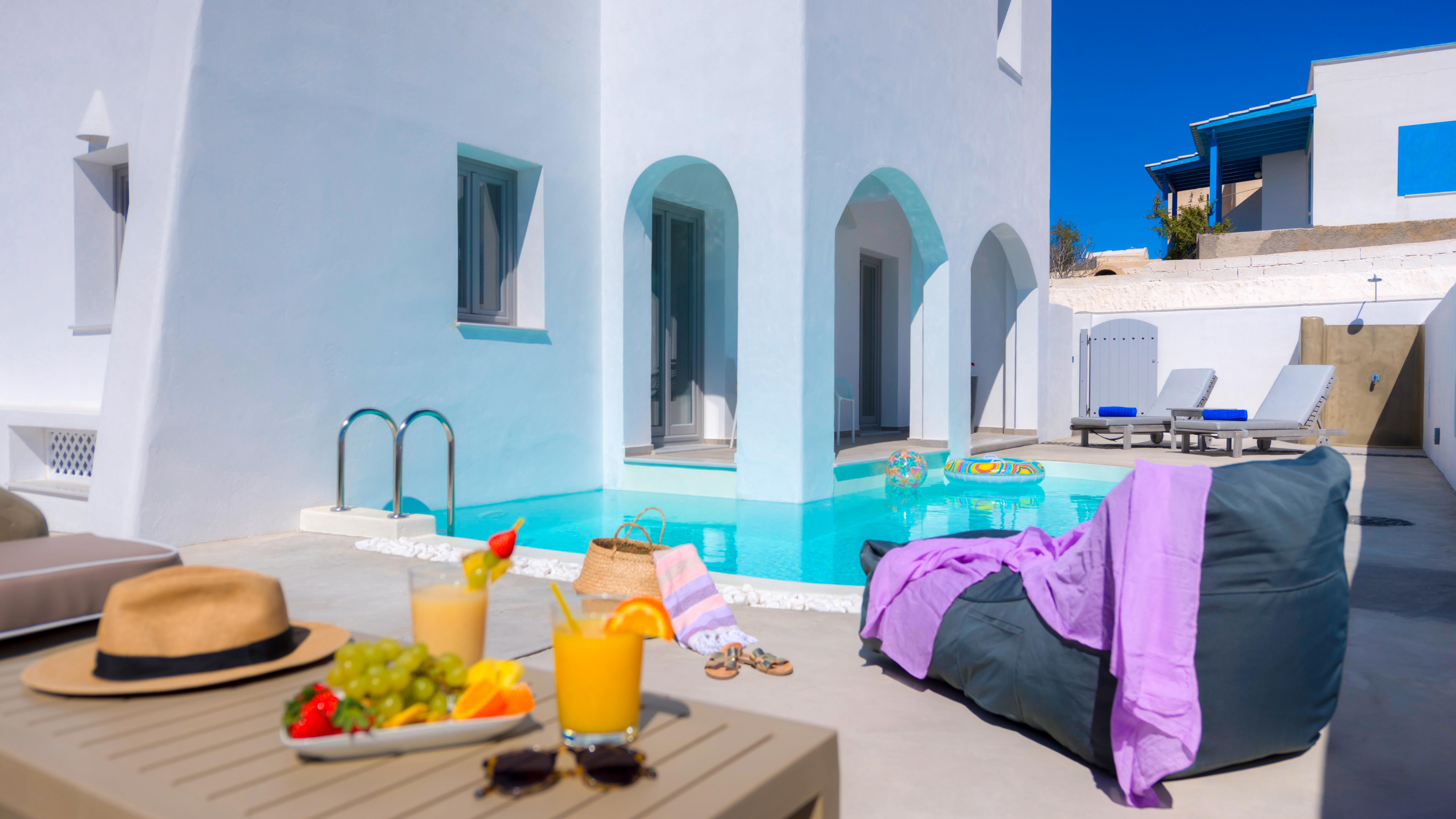 White Harmony Suites Megalochori  Exterior foto